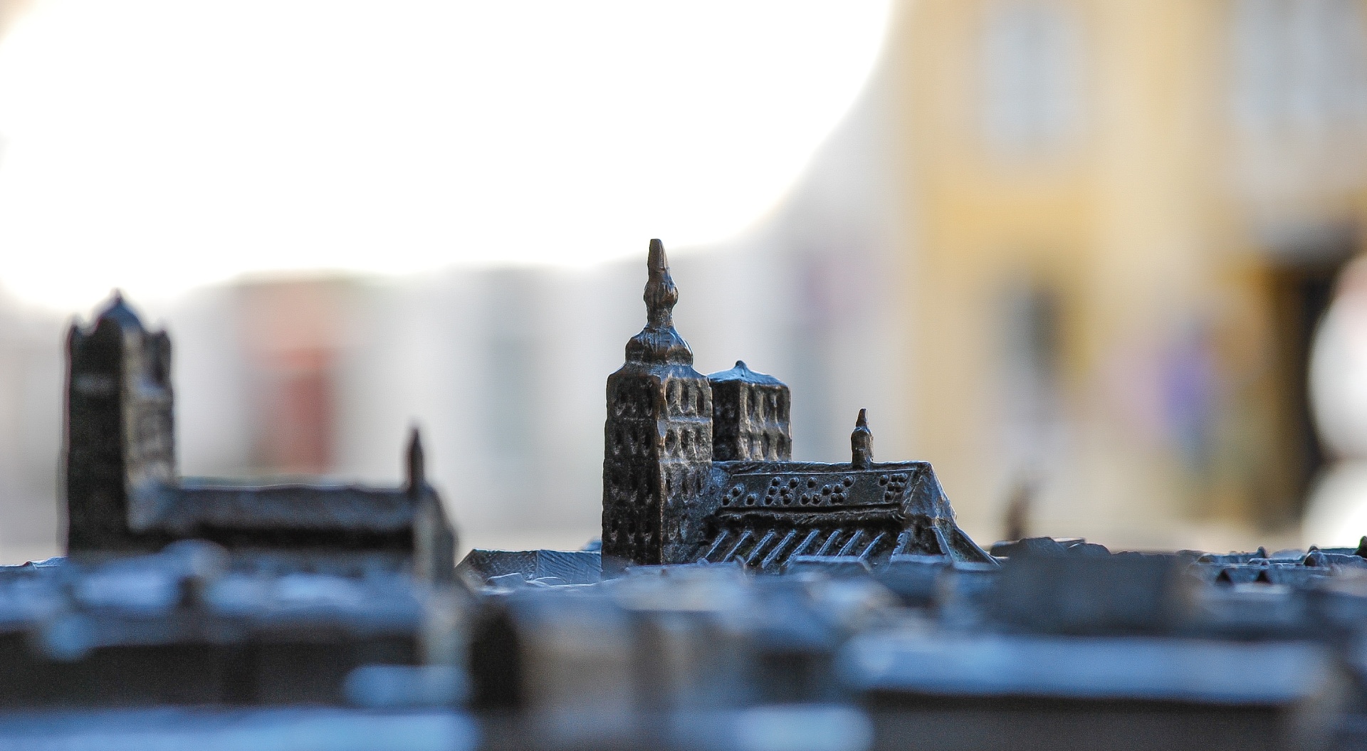 Das Tastmodell der Stralsunder Altstadt mit Nikolai- und Jakobikirche